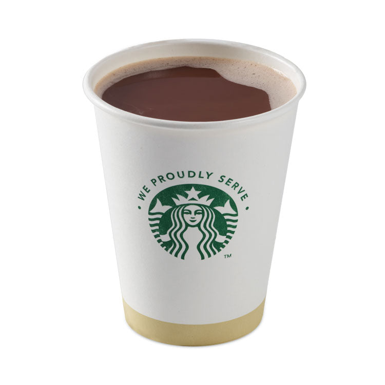 Starbucks® Hot Cups, 12 oz, White with Green Starbucks Logo, 1,000/Carton (SBK11098806)
