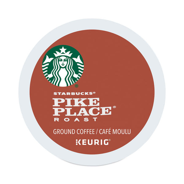 Starbucks® Pike Place Coffee K-Cups Pack, 24/Box, 4 Box/Carton (SBK011111156CT)