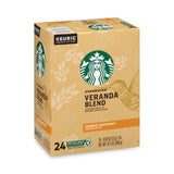 Starbucks® Veranda Blend Coffee K-Cups, 24/Box, 4 Box/Carton (SBK011111159CT)