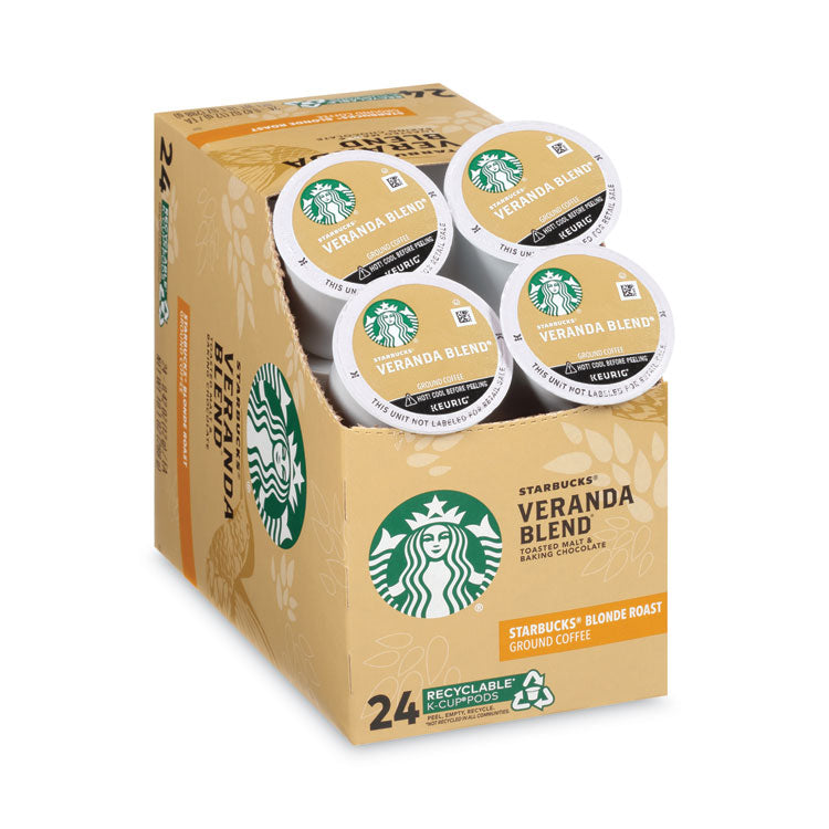 Starbucks® Veranda Blend Coffee K-Cups, 24/Box, 4 Box/Carton (SBK011111159CT)