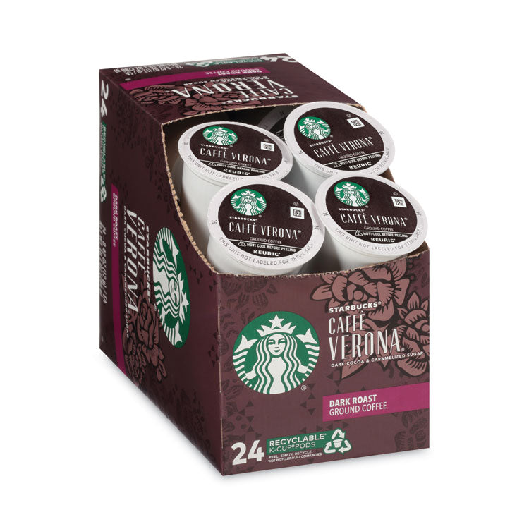 Starbucks® Caffe Verona Coffee K-Cups Pack, 24/Box (SBK011111160)
