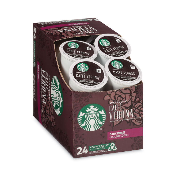 Starbucks® Caffe Verona Coffee K-Cups Pack, 24/Box (SBK011111160) Box of 24