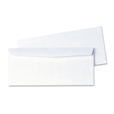 Quality Park™ Business Envelope, #10, Commercial Flap, Diagonal Seam, Gummed Closure, 24 lb Bond Weight Paper, 4.13 x 9.5, White, 1,000/Box (QUA90020B) Box of 1000