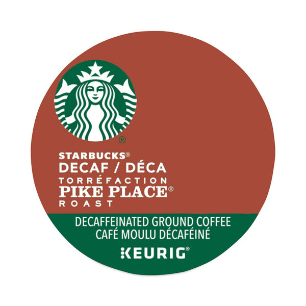 Starbucks® Pike Place Decaf Coffee K-Cups Pack, 24/Box (SBK011111161)
