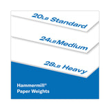 Hammermill® Fore Multipurpose Print Paper, 96 Bright, 24 lb Bond Weight, 8.5 x 11, White, 500 Sheets/Ream (HAM103283RM)