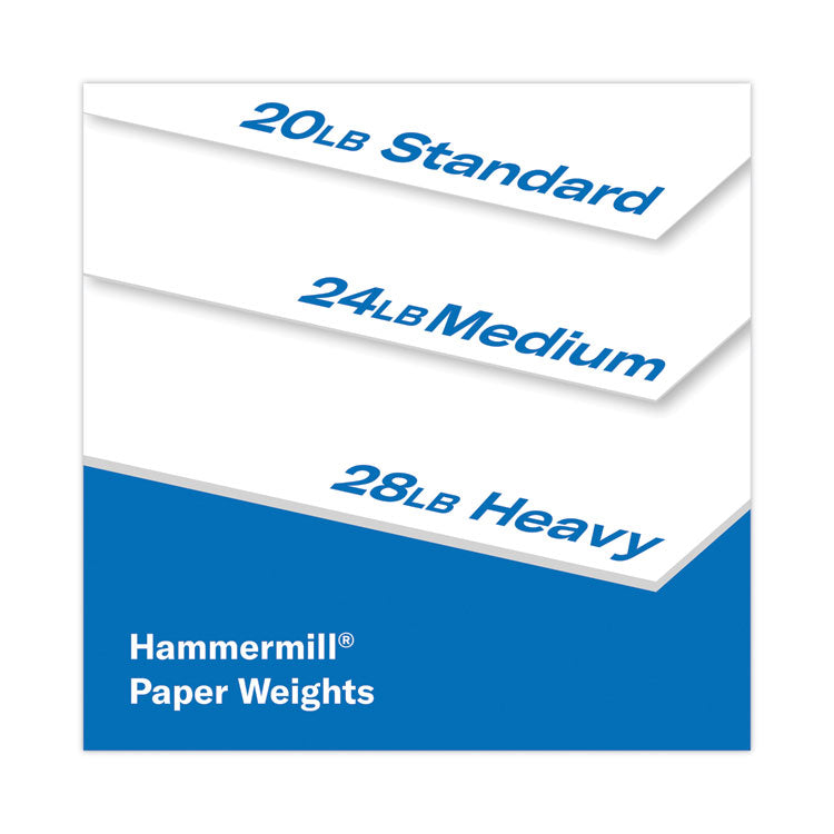 Hammermill® Copy Plus Print Paper, 92 Bright, 20 lb Bond Weight, 8.5 x 11, White, 500 Sheets/Ream, 5 Reams/Carton (HAM105650)