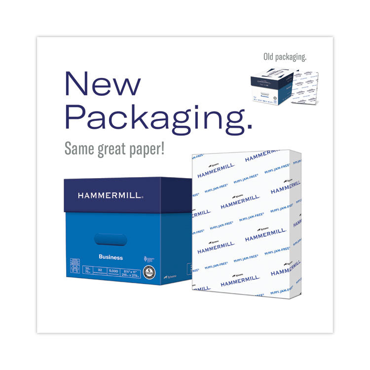 Hammermill® Copy Plus Print Paper, 92 Bright, 3-Hole, 20 lb Bond Weight, 8.5 x 11, White, 500 Sheets/Ream, 10 Reams/Carton (HAM105031CT)