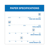 Hammermill® Premium Laser Print Paper, 98 Bright, 24 lb Bond Weight, 11 x 17, White, 500/Ream (HAM104620)