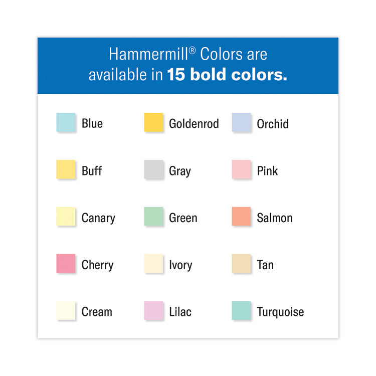 Hammermill® Colors Print Paper, 20 lb Bond Weight, 8.5 x 11, Pink, 500/Ream (HAM103382)