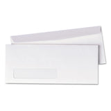 Quality Park™ Invoice-Format Address-Window Envelope, #10, Commercial Flap, Gummed Closure, 4.13 x 9.5, White, 500/Box (QUA90120) Box of 500
