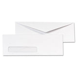 Quality Park™ Invoice-Format Address-Window Envelope, #10, Commercial Flap, Gummed Closure, 4.13 x 9.5, White, 500/Box (QUA90120) Box of 500