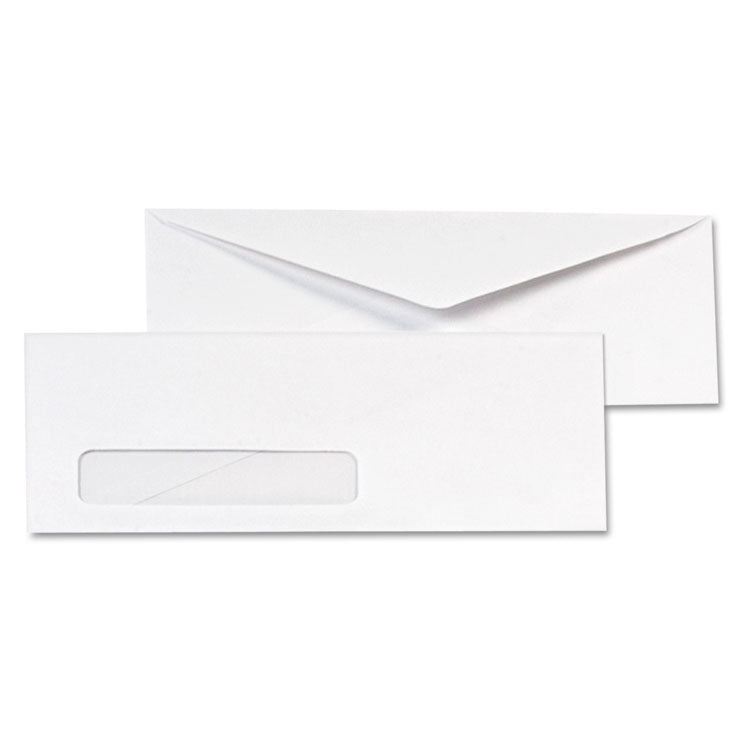 Quality Park™ Invoice-Format Address-Window Envelope, #10, Commercial Flap, Gummed Closure, 4.13 x 9.5, White, 500/Box (QUA90120) Box of 500