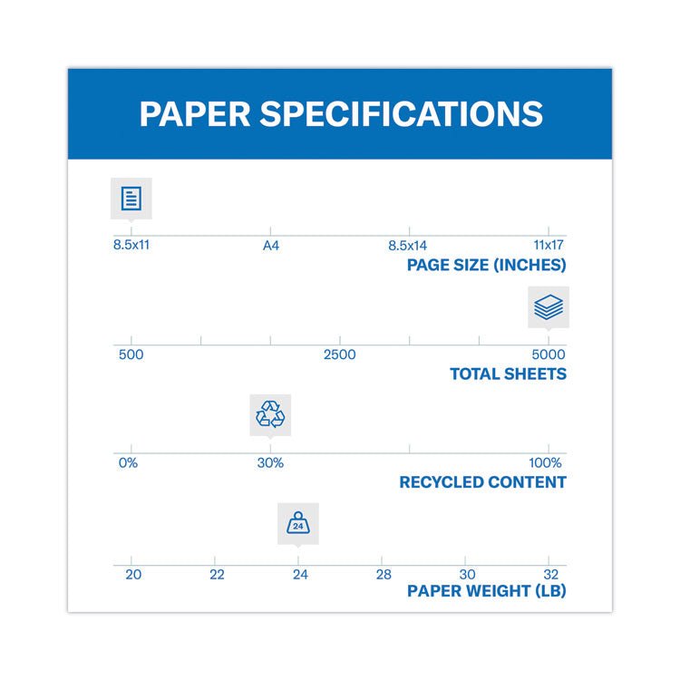 Hammermill® Colors Print Paper, 20 lb Bond Weight, 8.5 x 11, Pink, 500 Sheets/Ream, 10 Reams/Carton (HAM103382CT) 10 Reams