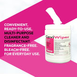 CaviWipes™ Surface Disinfectant Premoistened Alcohol Based Manual Pull Wipe 160 Count Canister Alcohol Scent NonSterile (455706_CS) 12/CS