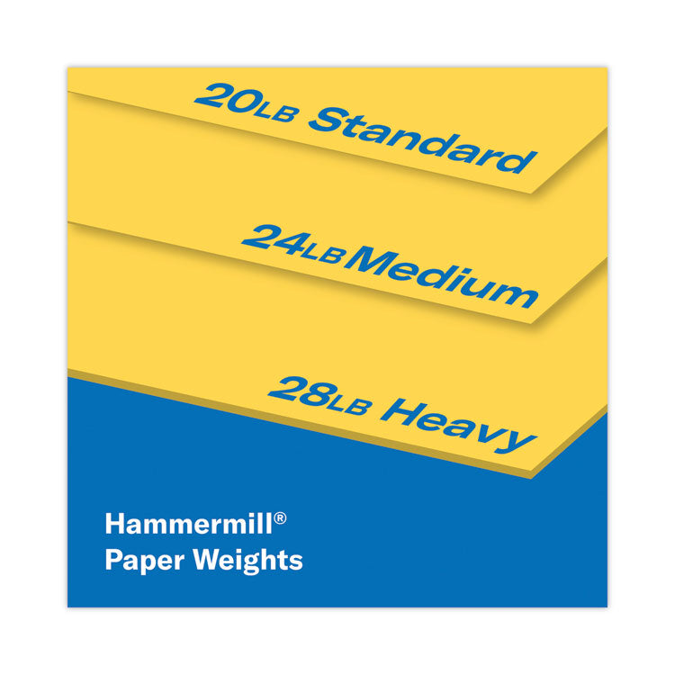 Hammermill® Colors Print Paper, 20 lb Bond Weight, 8.5 x 11, Goldenrod, 500/Ream (HAM103168)