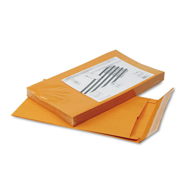 Quality Park™ Redi-Strip Kraft Expansion Envelope, #15, Square Flap, Redi-Strip Adhesive Closure, 10 x 15, Brown Kraft, 25/Pack (QUA93338) Pack of 25