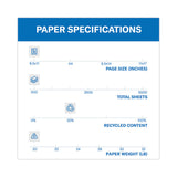 Hammermill® Colors Print Paper, 20 lb Bond Weight, 8.5 x 11, Blue, 500/Ream (HAM103309)