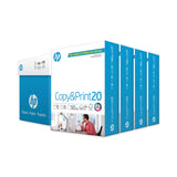 HP Papers CopyandPrint20 Paper, 92 Bright, 20 lb Bond Weight, 8.5 x 11, White, 750 Sheets/Ream, 4 Reams/Carton (HEW200030) Case of 4