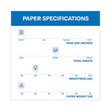 Hammermill® Tidal Print Paper Express Pack, 92 Bright, 20 lb Bond Weight, 8.5 x 11, White, 2,500 Sheets/Carton (HAM163120) 5 Reams