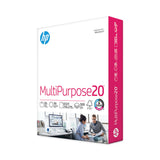 HP Papers MultiPurpose20 Paper, 96 Bright, 20 lb Bond Weight, 8.5 x 11, White, 500/Ream (HEW112000) 1 Ream