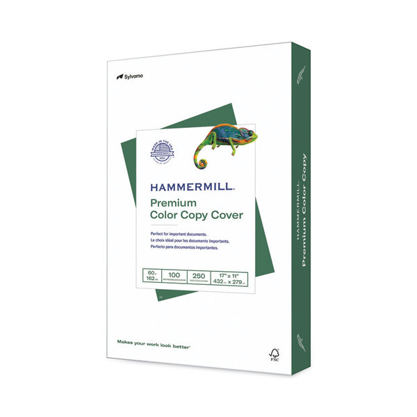 Hammermill® Premium Color Copy Cover, 100 Bright, 60 lb Cover Weight, 17 x 11, 250/Pack (HAM122556)