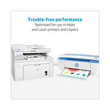 HP Papers CopyandPrint20 Paper, 92 Bright, 20 lb Bond Weight, 8.5 x 11, White, 750 Sheets/Ream, 4 Reams/Carton (HEW200030) Case of 4
