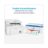 HP Papers Office20 Paper, 92 Bright, 20 lb Bond Weight, 8.5 x 11, White, 500 Sheets/Ream, 10 Reams/Carton (HEW112101)