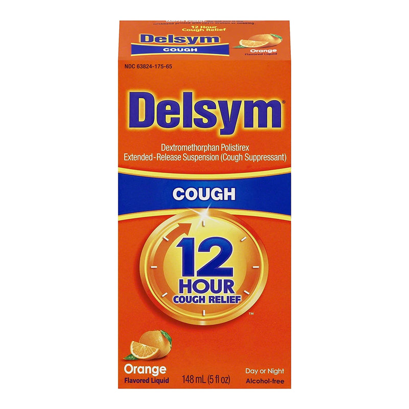 Delsym® Cold and Cough Relief 30 mg / 5 mL Strength Liquid 5 oz. (765751_EA) 1/EA