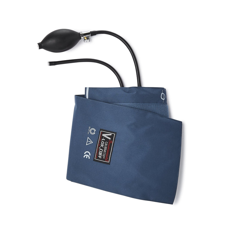 Calibrated® V-Lok® Reusable Blood Pressure Cuff and Bulb 33 to 47 cm Arm Polyester Fabric Cuff Large Adult Cuff (45934_EA) 1/EA