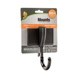 Duck® Duck EasyMounts Medium Hook, Fiberglass, Black, 50 lb Capacity (DUC287214) Each
