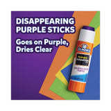 Elmer's® Disappearing Purple School Glue Stick, 0.21 oz, Dries Clear, 12/Pack (EPIE1559) Pack of 12