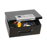 Honeywell Steel Fireproof Safe with Keypad Lock, 12.7 x 10.4 x 5.5, 0.27 cu ft, Black (HWL6108) Each