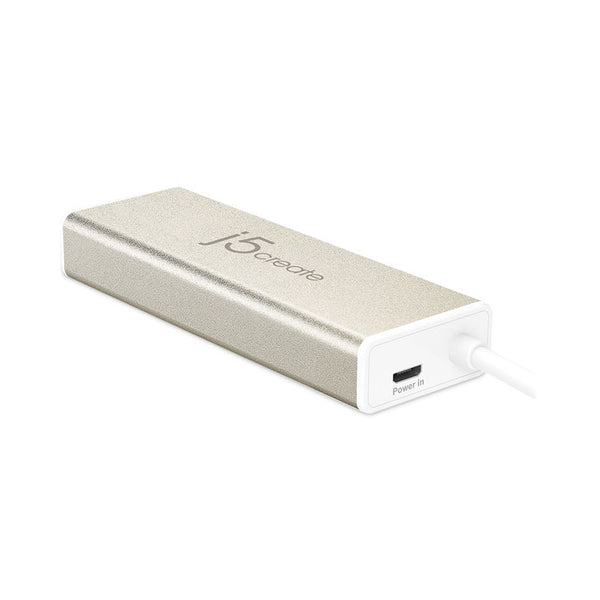 j5create® USB-C Hub and 4K HDMI, 3 Ports, Silver (JCRJCH451) Each