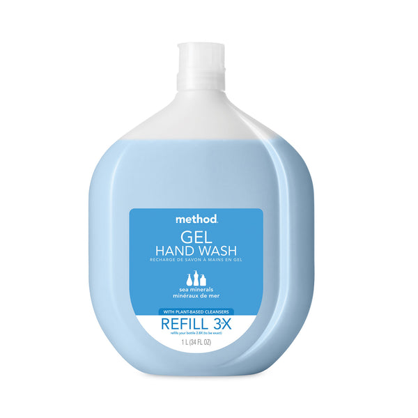 Method® Gel Hand Wash Refill Tub, Sea Minerals Scent, 34 oz (MTH378684) Each