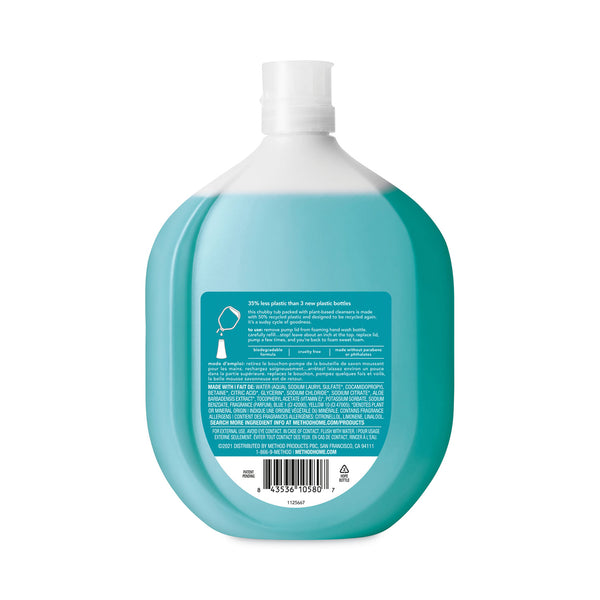 Method® Foaming Hand Soap Refill Bottle, Waterfall Scent, 28 oz (MTH377968) Each