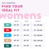 Prevail® Daily Underwear Female Adult Absorbent Underwear Pull On with Tear Away Seams Large Disposable Heavy Absorbency (889082_CS) 72/CS