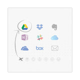 Rocketbook Fusion Smart Notebook, Seven Assorted Page Formats, Black Cover, (21) 8.8 x 6 Sheets (RKBEVRFERCAFR) Each