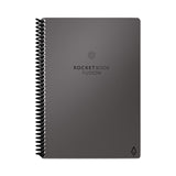 Rocketbook Fusion Smart Notebook, Seven Assorted Page Formats, Gray Cover, (21) 8.8 x 6 Sheets (RKBEVRFERCCIGFR) Each