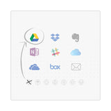 Rocketbook Fusion Smart Notebook, Seven Assorted Page Formats, Gray Cover, (21) 8.8 x 6 Sheets (RKBEVRFERCCIGFR) Each