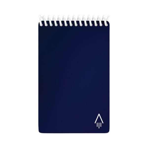 Rocketbook Mini Notepad, Midnight Blue Cover, Dot Grid Rule, 3 x 5.5, White, 24 Sheets (RKBEVRMRCDF)