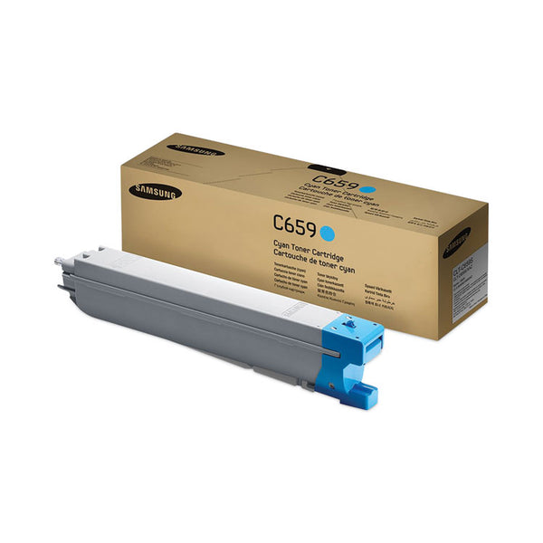 Samsung SU095A (CLT-C659S) Toner, 20,000 Page-Yield, Cyan (SASCLTC659S)