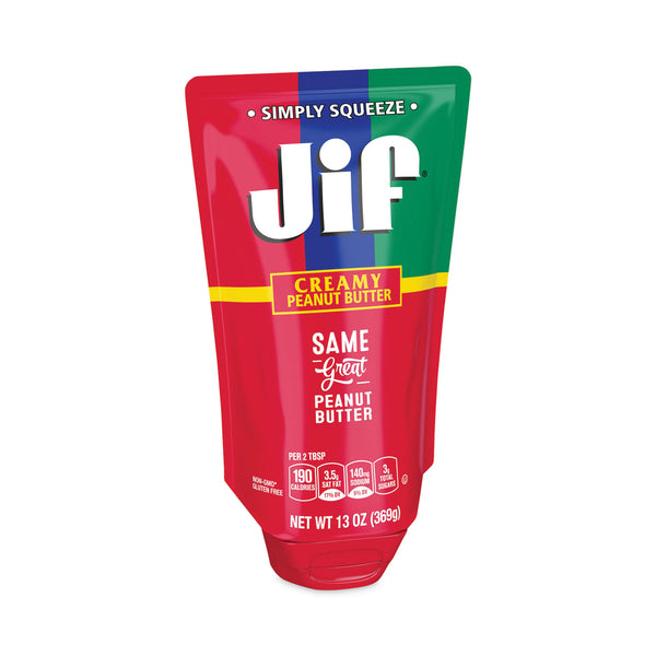 Jif® Creamy Peanut Butter Pouch, 13 oz (SMU24545) Each