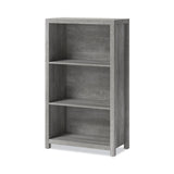 Whalen® Fallbrook Bookcase, Three-Shelf, 28w x 14d x 48.25h, Smoked Ash/Rustic Warm Gray (WHLSPUSFBBKGM)