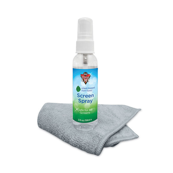 Dust-Off® Laptop Computer Cleaning Kit, 50 mL Spray/Microfiber Cloth (FALDPTC)