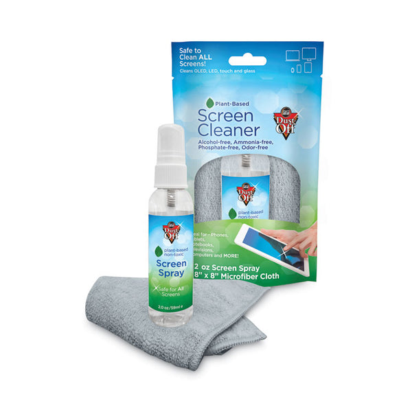 Dust-Off® Laptop Computer Cleaning Kit, 50 mL Spray/Microfiber Cloth (FALDPTC)