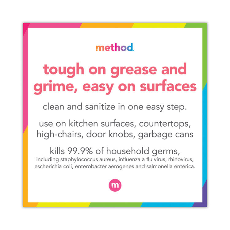 Method® Antibac All-Purpose Cleaner, Wildflower, 28 oz Spray Bottle (MTH01454EA) Each