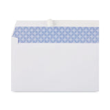 Universal® Peel Seal Strip Security Tint Business Envelope, #10, Square Flap, Self-Adhesive Closure, 4.25 x 9.63, White, 500/Box (UNV36105)