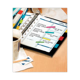 Post-it® Flags Page Flag Value Pack, Assorted, 96 0.5" Arrow, 100 1" Flags, 12 2" Filing Tabs (MMM680BBBGA4VA) Pack of 196