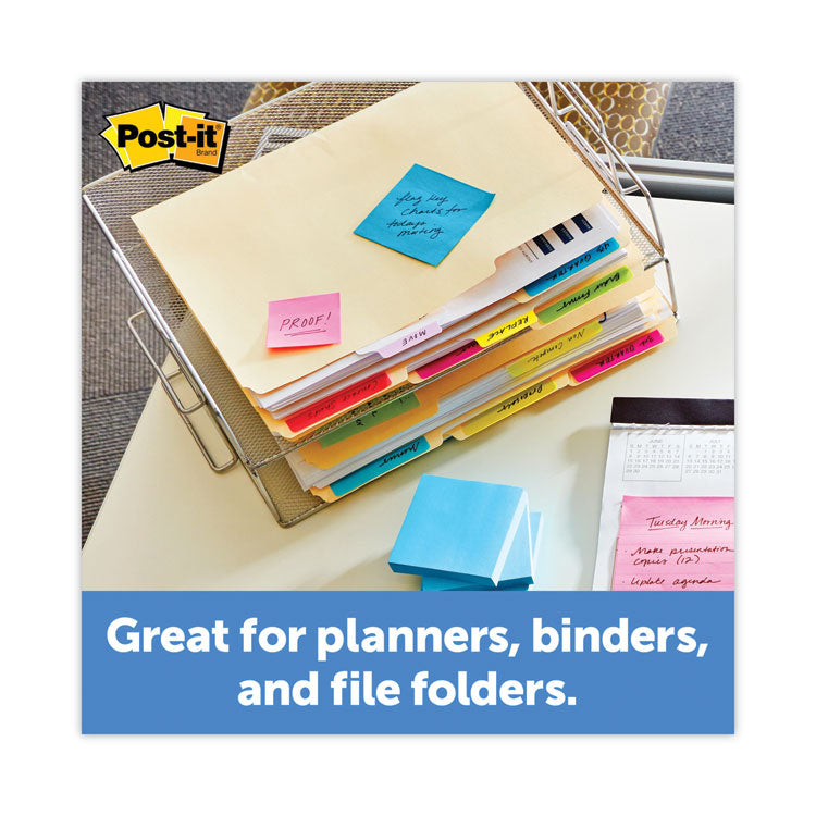 Post-it® Tabs Lined Tabs, 1/5-Cut, White, 2" Wide, 50/Pack (MMM686F50WH) Pack of 50