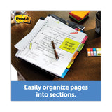 Post-it® Tabs Lined Tabs, 1/5-Cut, White, 2" Wide, 50/Pack (MMM686F50WH) Pack of 50